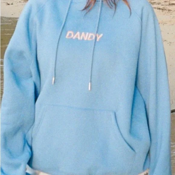 DANDY Light Blue Graphic Hoodie - Picture 1 of 3